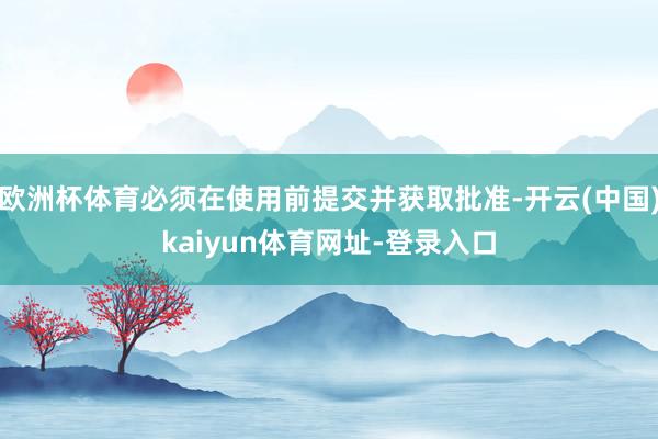 欧洲杯体育必须在使用前提交并获取批准-开云(中国)kaiyun体育网址-登录入口
